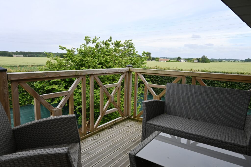 Terrasse de l'appartement Tubéreuse Bleue