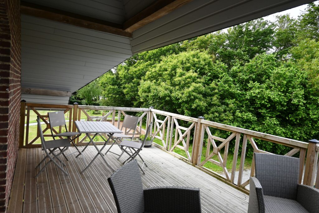 Terrasse de l'appartement Tubéreuse Bleue