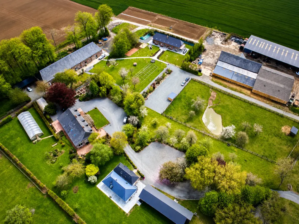 Le domaine vue de haut