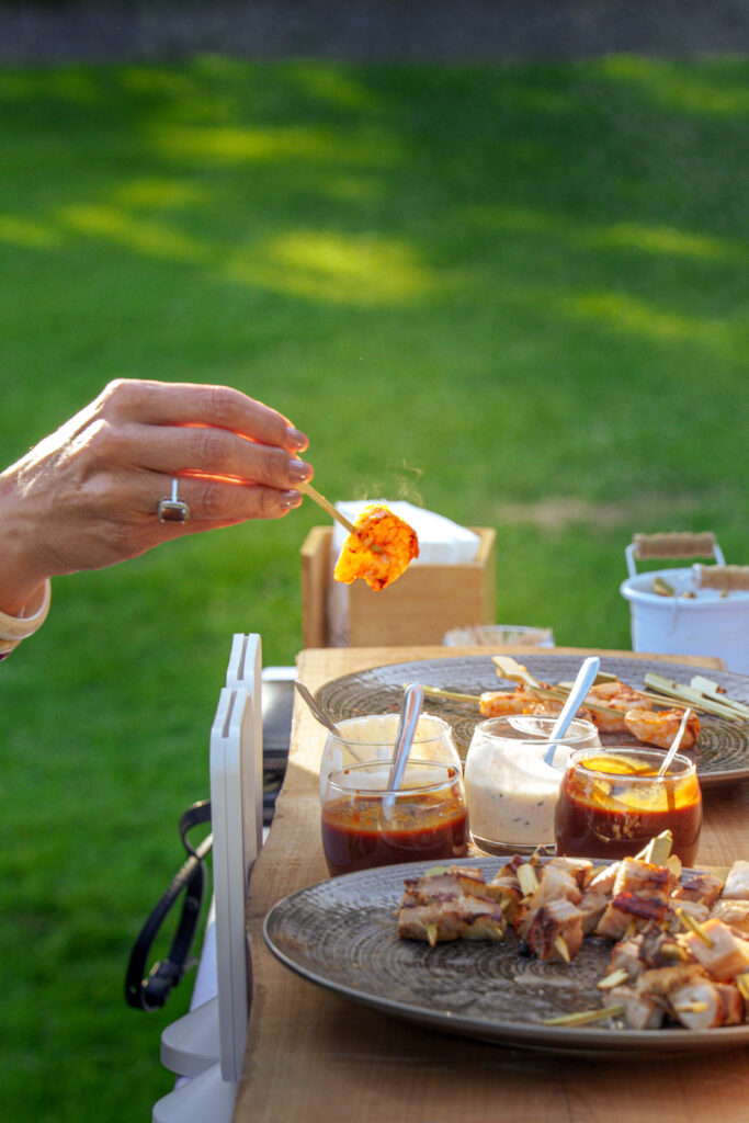 Mariage dans le grand jardin