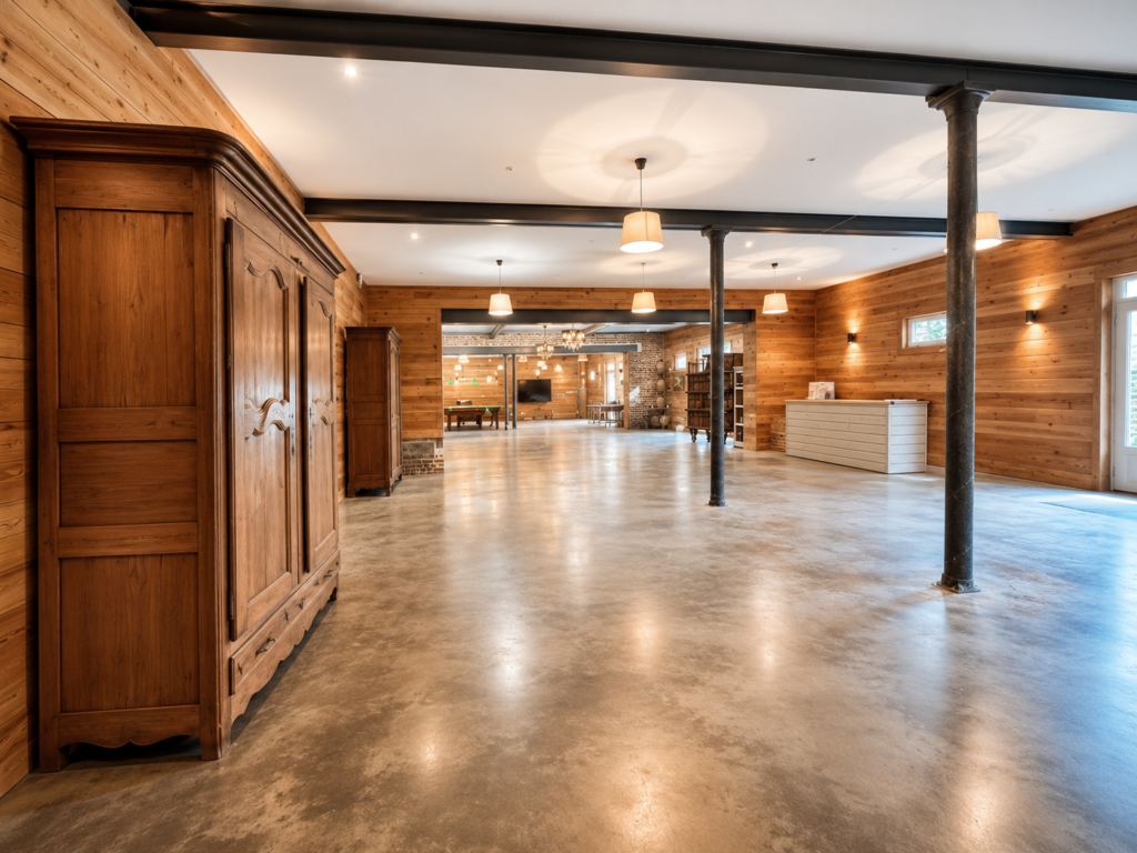 L'intérieur de la salle des Blés
